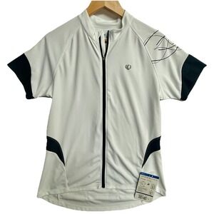 Pearl Izumi Select Cycling Jersey Womens XL White Full Zip Bike Shirt